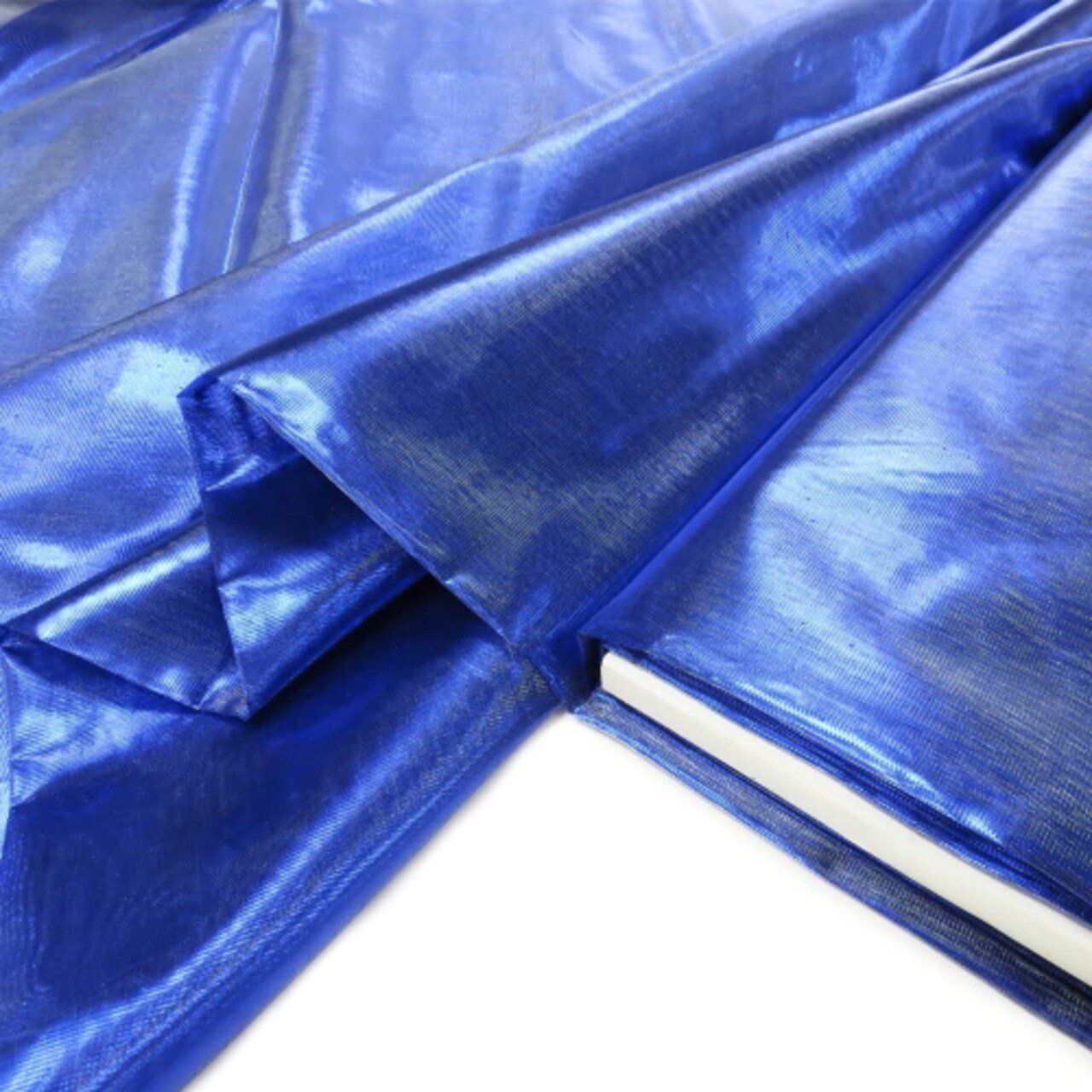 1 Yard Royal Blue Nylon Metallic Tissue Lame Fabric 60 Inches Wide Luxe for Gala Decor, Costumes, & High-Fashion DIY
